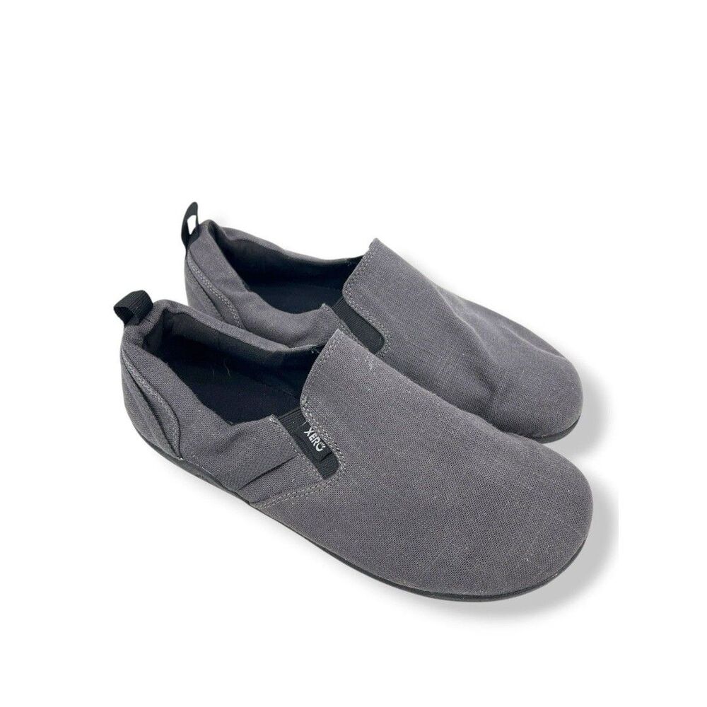 Xero Men’s Shoes Aptos Comfort Cotton Gray Slip On SZ 11.5 US
